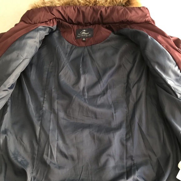 Mavi puffer jacket with removable fur hood - Picture 3 of 4